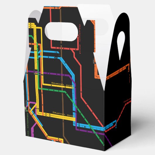 City subway map geschenkschachtel (Geöffnet)
