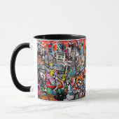 City Subway Wall Tasse (Links)