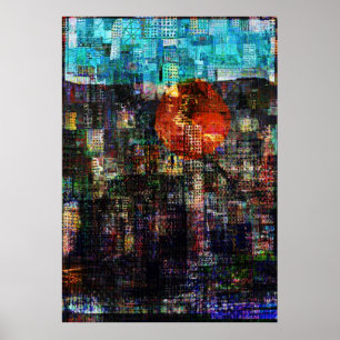 "City Sun 2"-Druck Poster