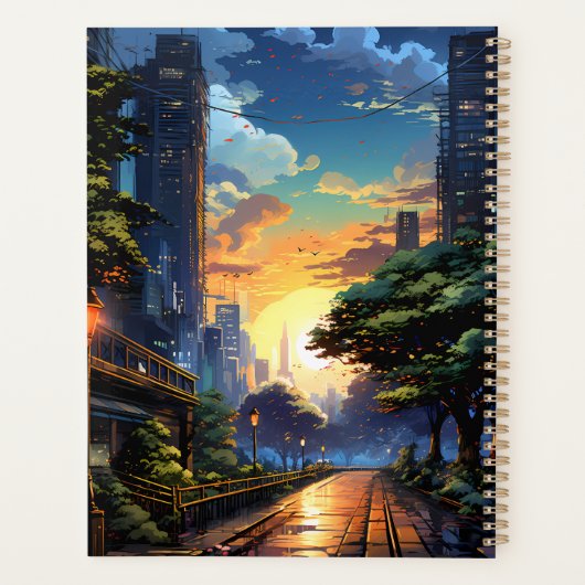 City Sunset Planer (Rückseite)