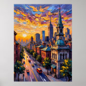 City Sunset Poster (Vorne)