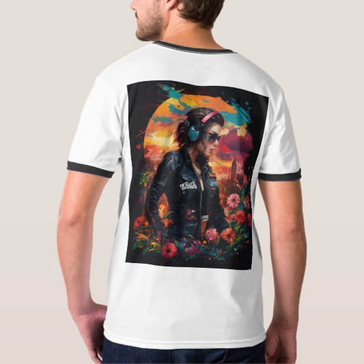 City Sunset Vibes T-Shirt (Rückseite)