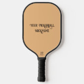 City Tabby Personalisiert Pickleball Paddle (Rückseite)