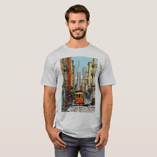 "City Tracks" "Metropolitan Journey" "Stadtbahnen" T-Shirt