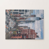 City Traffic & Gebäude Landschaftlich Puzzles Jigs (Horizontal)