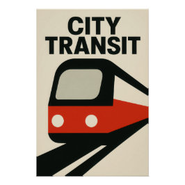 City Transit - Metro Poster
