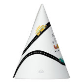 City Transportation Vehicles Truck Second Birthday Partyhütchen (Links)