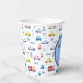 City Transportwagen Zweite Geburtstagspartei Pappbecher (Rechts)