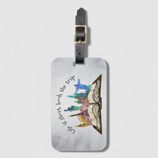 City Travel Liebe Buchen Sie das Reiseangebot Gepäckanhänger (Vorderseite Vertikal)