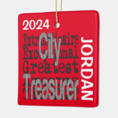 City Treasurer Extraordinaire CUSTOM Keramikornament (Links)