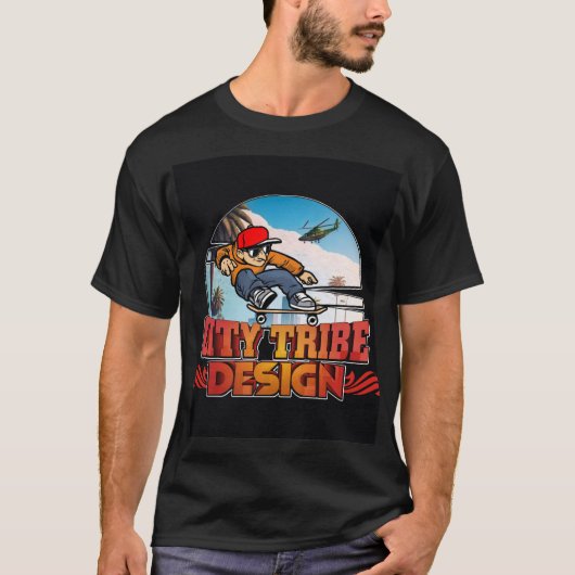 City Tribe Design Merge T-Shirt (Vorderseite)
