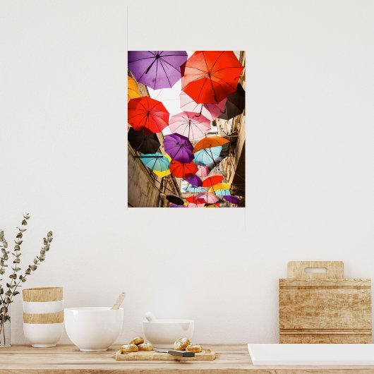 City Umbrellas Poster (Küche)