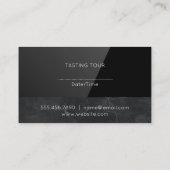 City Utensils Gold Logo | Schwarzer Glanz Visitenkarte (Rückseite)