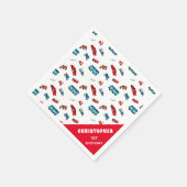 City Vehicles Napkins Serviette (Ecke)