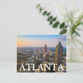 City View | Atlanta, Georgien Postkarte (Stehend Vorderseite)