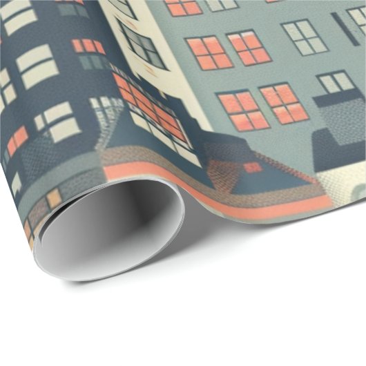 City View Geschenkpapier (Rolleneckpunkt)