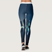 City View Skyline Print Leggings (Rückseite)