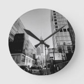 City Wall Clock Runde Wanduhr (Vorderseite)