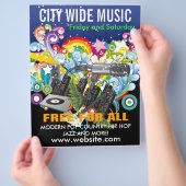 City Wide Music Flyer (Hand)