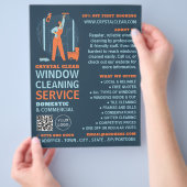 City Windows, Fensterreiniger, Reinigungsservice Flyer (Hand)