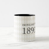 CITY ZIP CODE Neue Zuhause Real Anwesen Classic Zweifarbige Tasse (Mittel)