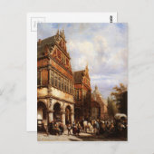 Cityhall Paderborn von Cornelis Springer Postkarte (Vorne/Hinten)