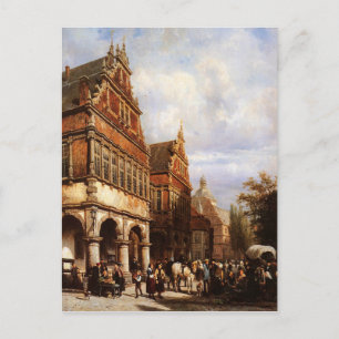 Cityhall Paderborn von Cornelis Springer Postkarte