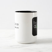 CityRover Kaffee-Tasse Zweifarbige Tasse (Mittel)
