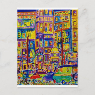 Cityscape Bronx von Piliero Postkarte