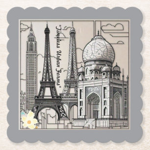 "Cityscape Clarity" Untersetzer