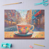 Cityscape Coffee Whimsy Seidenpapier (Basteln)