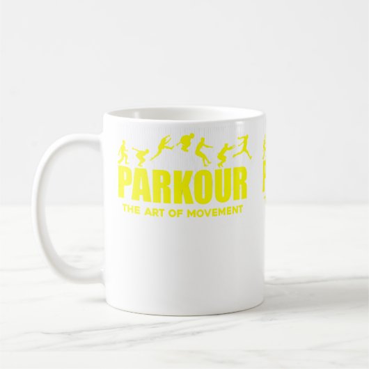 Cityscape Explorer Attire Parkour Clothing Kaffeetasse (Links)