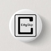 CitySkip Knöpfe Button (Vorderseite)
