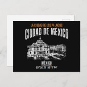 Ciudad de México Postkarte (Vorne/Hinten)