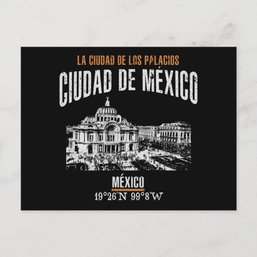 Ciudad de México Postkarte (Vorderseite)