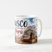 CIUDAD DEL CUSCO PERU KAFFEETASSE (VorderseiteRechts)