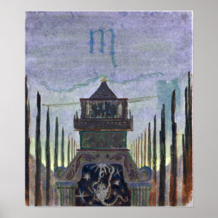 Ciurlionis - Sonne durchläuft Skorpion 1906 Poster