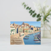 Ciutadella de Menorca Spanien Postkarte (Stehend Vorderseite)