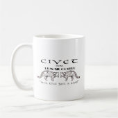 Civet-Marke Luwak Kaffee - bemannen Sie, dass S Kaffeetasse (Links)