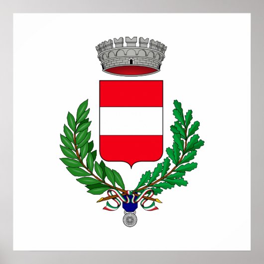 Cividale del Friuli Stemma, Italien Poster (Vorne)