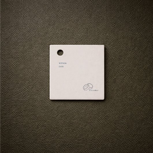 Civil Ceremony Non Traditional Wedding Geschenkanhänger