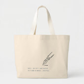 Civil Ceremony Non traditional wedding gift  Jumbo Stoffbeutel (Vorne)