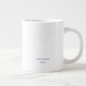 Civil Ceremony Registry Wedding Mug Gift Jumbo-Tasse (Rechts)