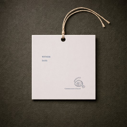 Civil Ceremony/ Registry Wedding/ Non Traditional Geschenkanhänger