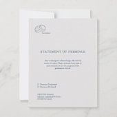 Civil Ceremony RSVP Card – Registry Wedding (Vorderseite)