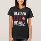 Civil Engineer Bridge Builder Engineering Student T-Shirt (Vorderseite)
