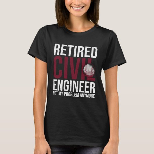 Civil Engineer Bridge Builder Engineering Student T-Shirt (Vorderseite)