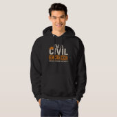 Civil Engineers  I m A Crazy Civil Engineering Hoodie (Vorne ganz)