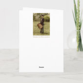 Civil War Drummer Boy Karte (Rückseite)