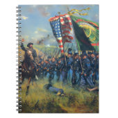 Civil War Union troops Irish Brigade Notizblock (Vorderseite)